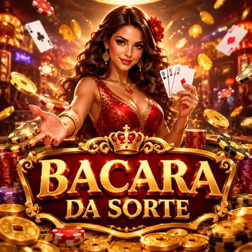 Mesa de baccarat ao vivo com cartas de player e banker