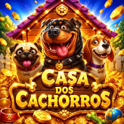 Slot The Dog House com cachorros e ossos nos rolos