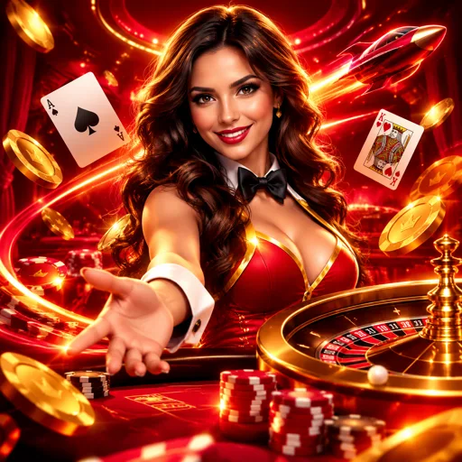 Ícone de cassino ao vivo com mesa e cartas